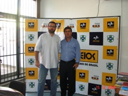 ALAOR SE ECONTRA COM PRESIDENTE DA CONFEDERAÇÃO BRASILEIRA DE TÊNIS