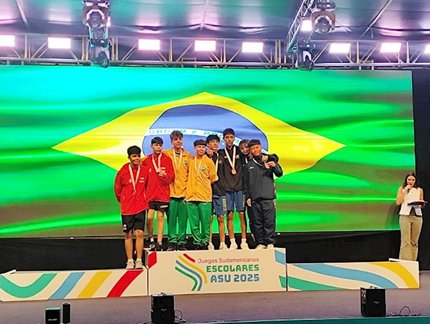 Brasil é ouro na disputa por equipes nos Jogos Escolares Sul-Americanos