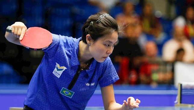 Jessica Yamada está classificada. Crédito: ITTF.