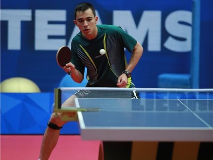 Hugo Calderano segue na cola do Top-10 mundial