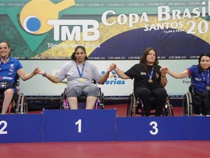 Mesatenista do Rio de Janeiro vence a Classe 3 feminina da Copa Brasil