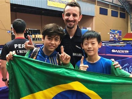 Brasileiros conquistam ouro no pré-mirim e no mirim por equipes no Sul-Americano