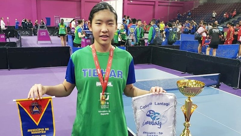 Karina Shiray brilhou no Sul-Americano Sub-15 e Su