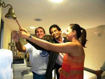 VALESCA MARANHÃO E RICARDO SIMÕES VISITAM A SEDE DA CBTM