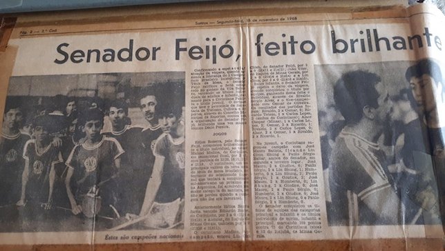 Recorte do jornal A Tribuna, de Santos. Foto: Marc