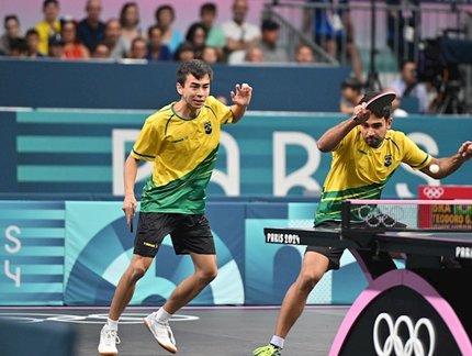 Paris 2024 - Seleção Masculina se despede nas quartas de final e repete melhor campanha por equipes do tênis de mesa brasileiro