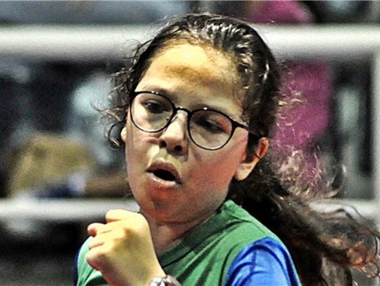 Beatriz Fiore encerra a participação no Aberto da Suécia entre as melhores atletas do torneio de consolação da categoria mirim