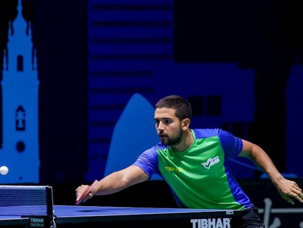 Guilherme Teodoro faz grande jogo, mas se despede do WTT Contender Antália a um passo da fase principal; Brasil segue na competição com Hugo Calderano