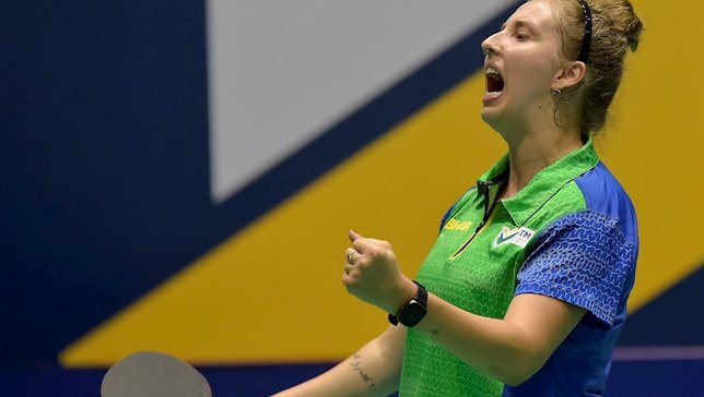 Danielle Rauen está nas semifinais da Classe 9-10 