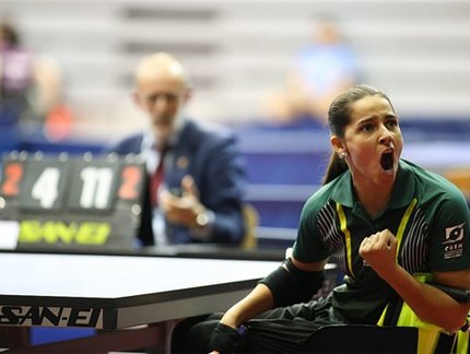 Cátia Oliveira é a segunda atleta do tênis de mesa a receber o Prêmio Paralímpicos por mais de uma vez