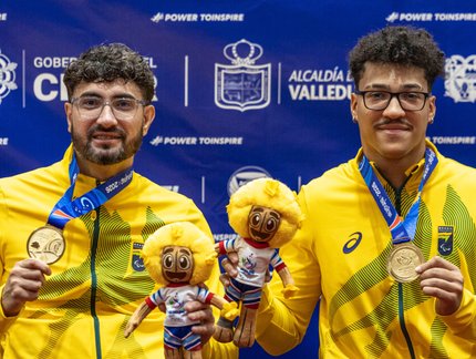 Fábio Silva e Carlos Eduardo conquistam três ouros cada e fecham participação perfeita nos Jogos Parasul-Americanos 2026