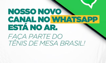 CBTM lança canal oficial de WhatsApp da modalidade