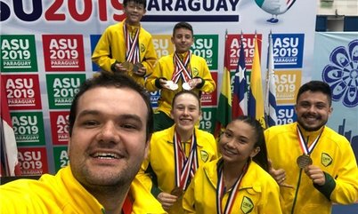 Brasileiros conquistam seis das sete medalhas de ouro possíveis no Campeonato Sul-Americano Escolar