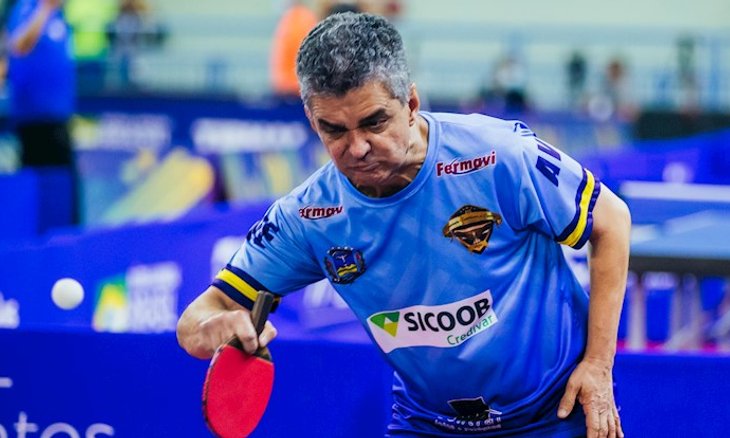 Gilmar Aleixo em ação no veterano 6. Foto:
