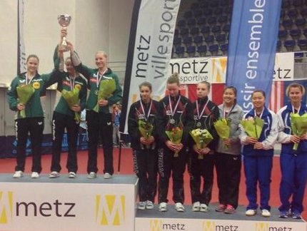 Bruna Takahashi fica com a prata na categoria infantil no Aberto da França