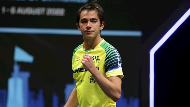 Hugo Calderano inicia sua trajetória no Japão. Fot