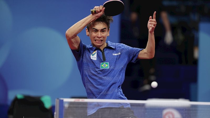 Vitor Ishiy se despede do WTT Contender Zagreb. Fo