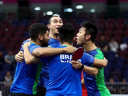 Seleção masculina bate o Chile na final por equipes e conquista o ouro no Campeonato Sul-Americano