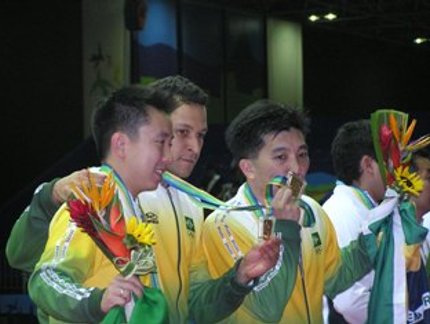 EQUIPE MASCULINA É CAMPEÃ NO LATINO-AMERICANO