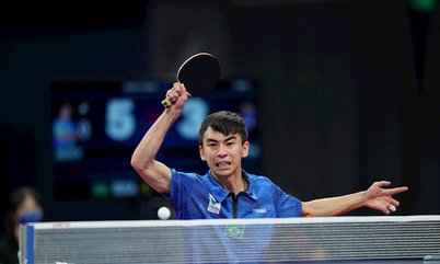 Vitor Ishiy vira contra italiano e avança à próxima fase do WTT de Amã