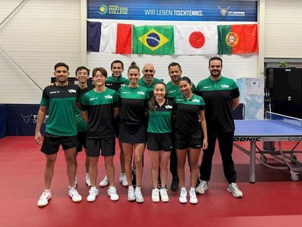 Seleções olímpicas feminina e masculina estão na Alemanha em treinamento preparatório para o Mundial de Doha