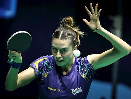 Bruna Takahashi perde para espanhola na estreia pelo WTT Star Contender de Doha