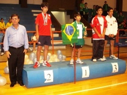 PÓDIO INDIVIDUAL INFANTIL MASCULINO SUL AMERICANO
