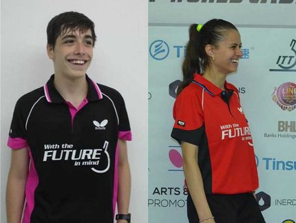 Vitor Santos e Bruna Takahashi ficam com o bronze nas duplas do Desafio Mundial de Cadetes
