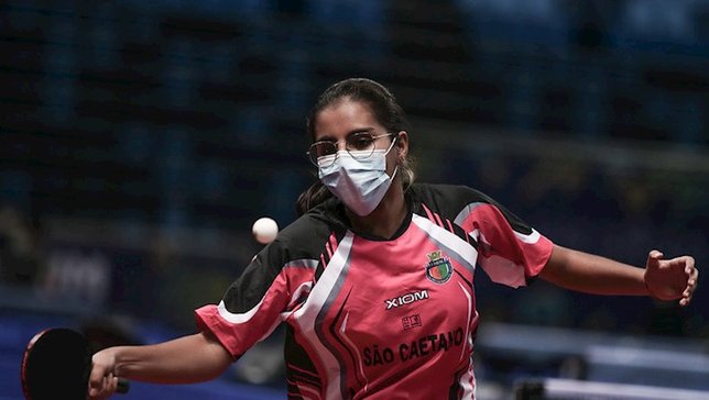 Livia Lima na decisão da categoria Juventude. Foto