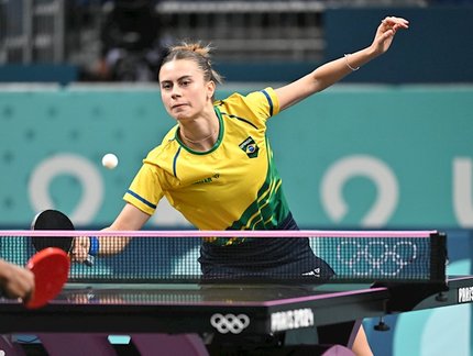 Paris 2024 - Bruna Takahashi faz grande jogo, mas fica na fase 16 avos de final dos Jogos Olímpicos
