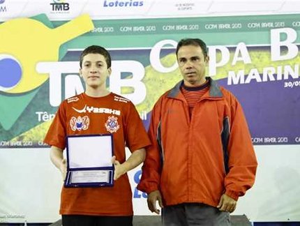 Mesatenista de Santos é o grande destaque da Copa Brasil Maringá