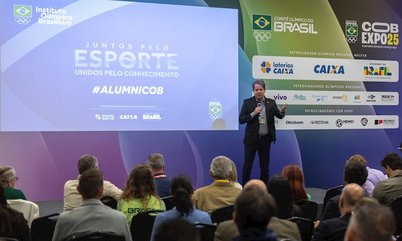 Egressos do CAGE, do COB, Taisa Belli e Geraldo Campestrini marcam presença na COB Expo