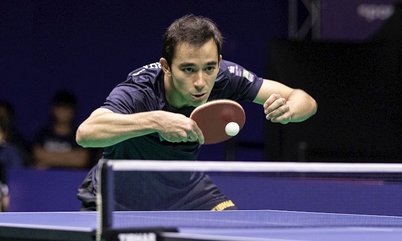 Único não chinês nas semifinais, Hugo Calderano faz grande jogo, mas é superado por Fan Zhendong no WTT Star Contender Ljubljana