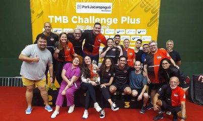 Com seis meses de operação, CT Lua Table Tennis conquista o troféu eficiência no TMB Challenge Plus do Rio de Janeiro