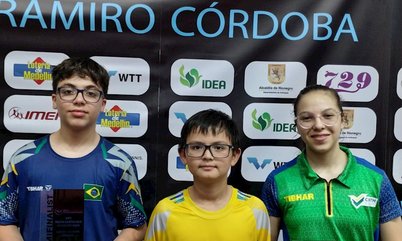 Base da seleção brasileira brilha com semifinalistas no WTT Youth Contender Rionegro