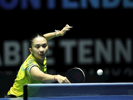 Giulia Takahashi e Henrique Noguti avançam à final de duplas mistas do WTT Contender Lima