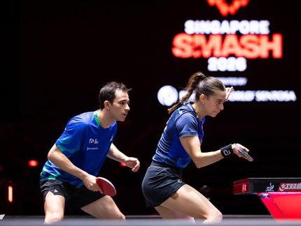 Calderano vence no individual e vai à semi nas duplas mistas com Bruna Takahashi no Smash de Singapura