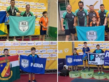 Talentos do tênis de mesa da cidade de Patos brilham em Natal