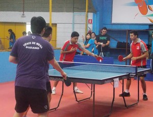 tênis de mesa jogos abertos (Foto: Secom Suzano)