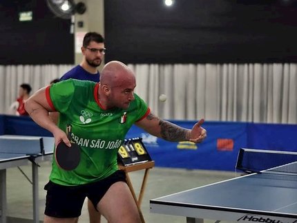 Ricardo Silmann do Gran São João Fatura a Medalha de Bronze na 8ª Liga Nipo Brasileira de Tênis de Mesa em São Paulo 2024