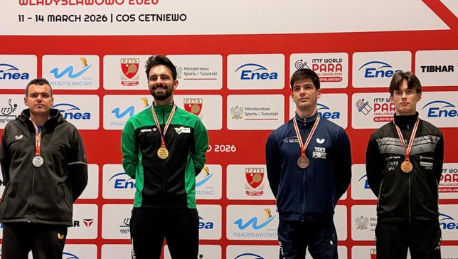 Brasil conquista oito medalhas no ITTF World Para Challenger na Polônia