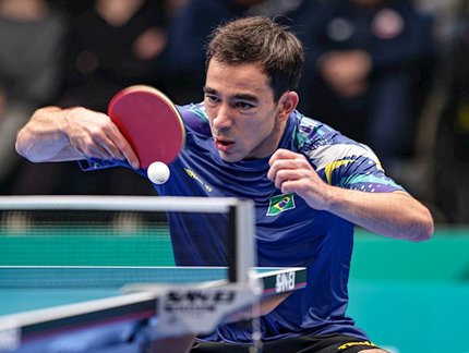 Brasil na final! Hugo Calderano bate Fan Zhendong e está na decisão do WTT Champions Incheon