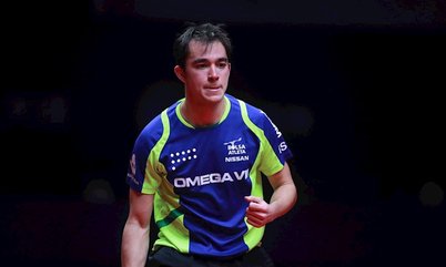 Hugo Calderano aprova nova data dos Jogos Olímpicos de Tóquio: 'Mais um ano de preparação'
