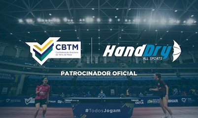 CBTM e Hand Dry fecham acordo de patrocínio para o tênis de mesa brasileiro