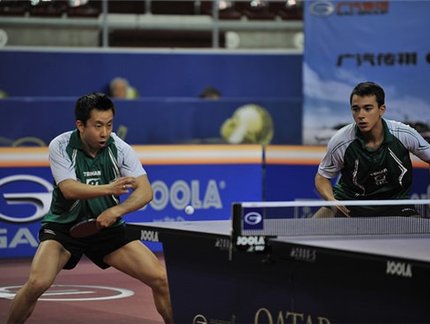 Aberto da Suécia: Calderano e Tsuboi atropelam na semifinal das duplas e vão brigar por medalha inédita