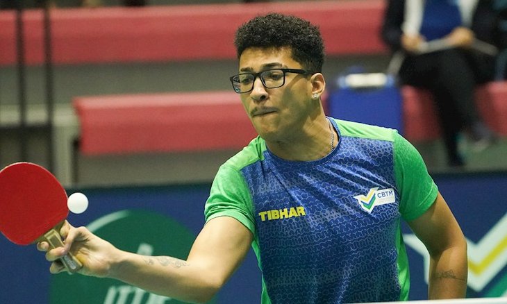 Carlos Eduardo Moraes em ação no Aberto do Brasil 