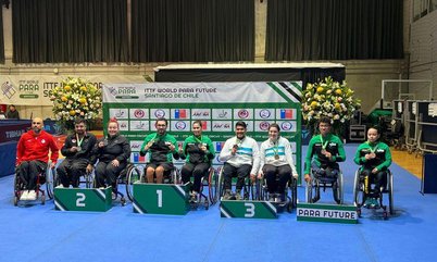 Brasil fecha participação no ITTF World Para Future Santiago com 11 medalhas nas duplas