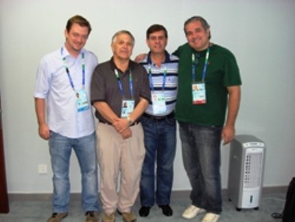 DIRIGENTES DO CPB ACOMPANHARAM A DISPUTA PELO BRONZE