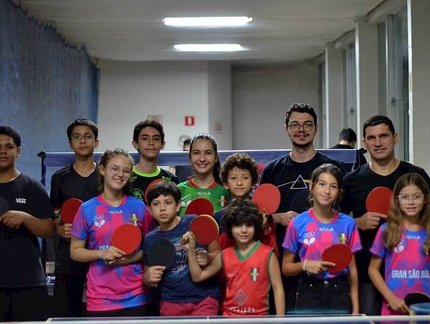 Davi Martins de Souza, de 8 anos, é Campeão da Avaliação Técnica de Tênis de Mesa do Gran São João