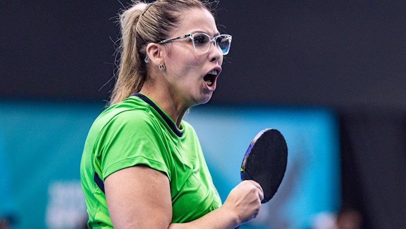 Thais Severo garantiu medalha nesta sexta-feira. F